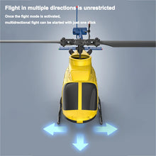 Load image into Gallery viewer, A60 RC Helicopter 2.4G 6-Aixs Gyroscope 4CH Altitude Hold Optical Flow Remote Control Helicopter Toys For Kid Adult