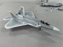 Load image into Gallery viewer, New 2025 Flyfans Model 64mm Ducted F-22 Raptor Fighter Metal Retractable Landing Gear And Fixed Wing Model Toy Gift