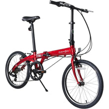 Load image into Gallery viewer, Folding Bike, Lightweight Aluminum Frame; 7-Speed Shimano Gears; 20” Foldable Bicycle for Adults
