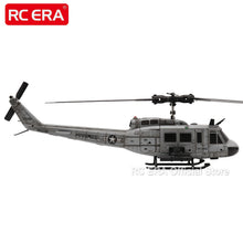 Load image into Gallery viewer, RC ERA Weathered Marine C032 UH1Huey One Click Inverted Flight TOF Optical Flow Gyro Stabilized RC Helicopter for Adults