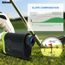 Load image into Gallery viewer, Nohawk Multifunctional Golf Laser Rangefinder Telescope with Flag-Lock Slope Distance Meter for Hunting Construction Monocular