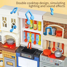 Load image into Gallery viewer, Kitchenware Lighting and Sounds Cooking Game Set Children Fun