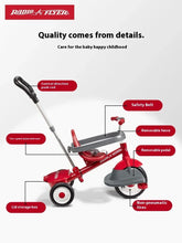 Load image into Gallery viewer, Radio Flyer Children 3-IN-1 Tricycle 2-5 Years Old Bicycle Roller Baby Bicycle Free Inflatable Trolley for Kids Birthday Gifts