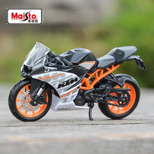 Load image into Gallery viewer, Maisto 1:18 KTM RC 390 Alloy Racing RC Motorcycle Model Diecast