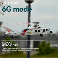 Load image into Gallery viewer, WLtoys K270 RC Helicopter 2.4G 6-Aixs Gyroscope 4CH Altitude Hold Optical Flow Brushless Remote Control Helicopter Toys For Kid