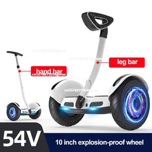 Load image into Gallery viewer, 8/10 inch 36/54V Kids Adult Smart Handle Leg Bar Electric Scooter 2 Wheel Stand Up Self Balancing Hoverboard custom