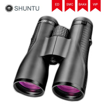 Load image into Gallery viewer, Shuntu Powerful 10x50 12x50 ED Lens Binocular Magnesium Alloy SMC BAK4 Prism Nitrogen Filled IPX7 Waterproof For Travel Hunting