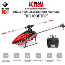 Load image into Gallery viewer, WLtoys XK K110 Upgrade K110S Radio Contorl Drone 2.4G 6CH 3D 6G System Brushless Motor RC Quadcopter Remote Control Airplane