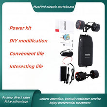 Load image into Gallery viewer, Maxfind Electric Skateboard DIY Assembly Kit Skateboard to electric solution Long version road board double warp Big fish board