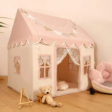Load image into Gallery viewer, Playhouse with 4 Windows, Indoor & Outdoor Play Tent for Girls, Pink