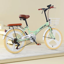 Load image into Gallery viewer, Genuine Folding Bicycle - Outdoor Cycling 20-Inch Variable Speed Bike for Children and Adults Ideal for Road and Mountain Biking