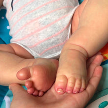 Load image into Gallery viewer, Baby Doll Maddie Girl Hand-Detailed Painting with Visible Veins