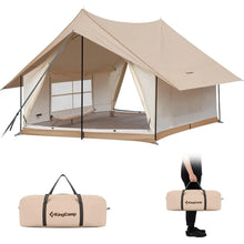 Load image into Gallery viewer, Tent with Large Windows, Waterproof & Breathable 4 Season Tents, Easy Setup Glamping Tent with Carry Bag, for Camping, Picnic