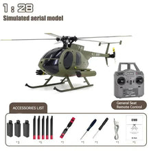 Load image into Gallery viewer, In Stock Rc Era New 1:28 C189 Bird Rc Helicopter Tusk Md500 Dual Brushless Simulation Model 6-axis Gyro Simulation Model Toys