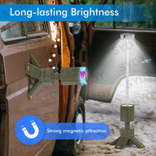 Load image into Gallery viewer, 14000mAh Camping Lantern Rechargeable Telescopic Lighting Magnetic Stand with Speaker Portable Waterproof Outdoor LED Flashlight