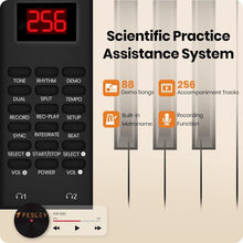 Load image into Gallery viewer, Fesley Home Digital Piano Keyboard - Real Sampled Sound Source, 88 Key Full Size Weighted Keyboard, 3-Pedal System, MIDI