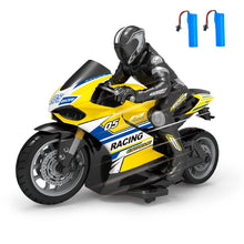 Load image into Gallery viewer, 1/10 Electric Motorcycle RC Cars Scale High Speed Racing 4 Channels Remote Control Distance 35 Meters Off-Road Model