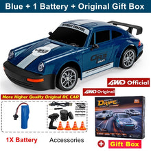 Load image into Gallery viewer, 4WD RC Drift Car With LED Light 2.4G Radio 20KM/h High Speed Remote Control Racing Cars Vehicle Model Toy Gift for Boy Girl Kid