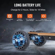 Load image into Gallery viewer, VEVOR Electric Skateboard with Remote 25 Mph Top Speed Skateboard 3 Speed Easy Carry Handle Design Suitable for Adults & Teens