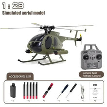 Load image into Gallery viewer, In Stock Rc Era New 1:28 C189 Bird Rc Helicopter Tusk Md500 Dual Brushless Simulation Model 6-axis Gyro Simulation Model Toys