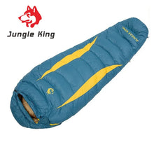 Load image into Gallery viewer, JUNGLE KING Newest Winter Down Sleeping Bag Adult Mummy Duck Down Warm Sleeping Bag Three Seasons Suitable For Camping Trips