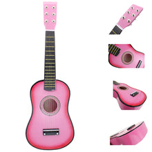 Load image into Gallery viewer, 21 inch Basswood Ukulele 6 Strings Small Bass Acoustic Guitar Musical Instruments with Picks for Children Kid Beginners Toy Gift