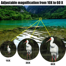 Load image into Gallery viewer, Borwolf 10-380X100 High Magnification Long Range Zoom 10-60 Times Hunting Telescope Binoculars HD Professiona Zoom