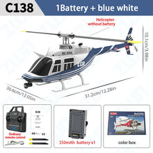 Load image into Gallery viewer, C138 PRO RC Helicopter 2.4G 6-Aixs Gyroscope 6CH Altitude Hold Optical Flow Brushless Remote Control Helicopter Toy VS Brush ERA