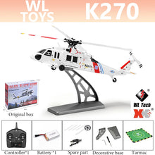 Load image into Gallery viewer, Wltoys K170-K270 UH-60L 2.4G 4CH 6-Axis Gyro Brushless Motor Military Green RC Helicopter RTF And XK K170 K270