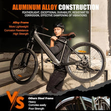 Load image into Gallery viewer, Electric Mountain Bike Removable Built in Battery, 350W(Peak 500W) Brushless Motor, Bicycle with 7 Speed, Max 50 Miles