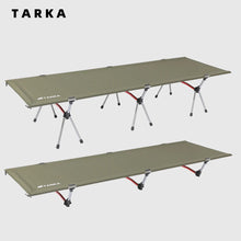 Load image into Gallery viewer, TARKA Portable Camping Cot Lightweight Collapsible Sleeping Bed Tourist Hiking Backpacking Foldable Tent Bed Outdoor Single Beds