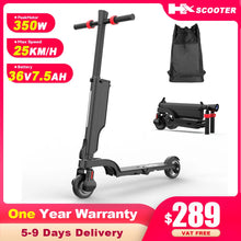 Load image into Gallery viewer, HX 7.5AH Electric E Scooter 350W 25KM/H Foldable Electric Kick Scooter Scooters 5.5 Inch APP Smart Escooter for Adults