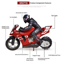 Load image into Gallery viewer, RC Motorcycle Rc Cars Self-stable Balance Standing on One Wheel Competitive Racing Drift Stunt Electric Motorcycle for Kids