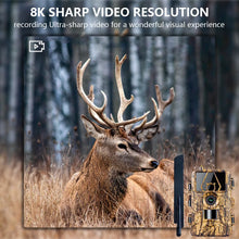 Load image into Gallery viewer, PR801LTE-4G Hunting Camera 8K Video 60MP Photo Trail Camera Used in North US South US Europe Australia Trail Camera 4G App Check