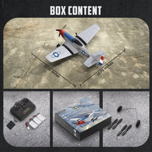 Load image into Gallery viewer, VOLANTEXRC RC Plane, 3-CH P-51D Mustang RC Airplanes for Kid and Adults, Easy to Fly, Suitable for Beginners to Outdoors