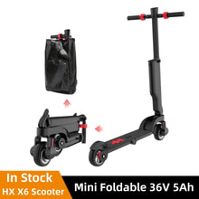 Load image into Gallery viewer, USA Stock Folding HX X6 Electric Skateboard scooter Bicycle Foldable Kick Scooter 36V 5Ah Escooter mini scooter 10kg