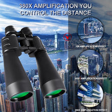 Load image into Gallery viewer, 10-380x100 Powerful Binoculars Long Range Telescope Zoom HD BAK4 High Magnification Professional Monocular for Hunting Tourism
