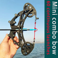 Load image into Gallery viewer, 50/80LBS Laser Aiming crossbow carbon arrow Dual use Compound Bow Pulley Bow Outdoor camping Hunting and Shooting Slingshot Acce