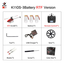 Load image into Gallery viewer, WLtoys XK K110 Upgrade K110S Radio Contorl Drone 2.4G 6CH 3D 6G System Brushless Motor RC Quadcopter Remote Control Airplane