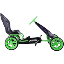 Load image into Gallery viewer, Racing Go Kart  Pedal Car | Low profile rubber tires | Pedal power auto-clutch free-ride  Adjustable seat