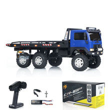 Load image into Gallery viewer, US Stock Hobby Plus CR18P 1/18 6x6 RC Rock Crawler Flatbed Truck RTR Remote Control Off Road Toy Car with 2-Speed Gear Lights