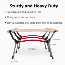 Load image into Gallery viewer, Naturehike Camping Cots Compact Ultralight Camping Bed Outdoor Beach Travel Tent Sleeping Fishing Cots Portable Folding Bed