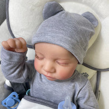 Load image into Gallery viewer, 46CM Reborn Baby Doll Levi Mixed Silicone Vinyl Or Cloth Doll