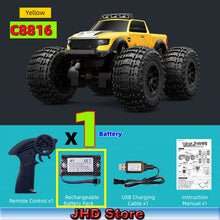 Load image into Gallery viewer, JHD For 2025 New JJRC C8816 Amphibious RC Car 4WD Off-Road Climbing Monster Truck with LED Light 4-wheeled Bigfoot Buggy C8816