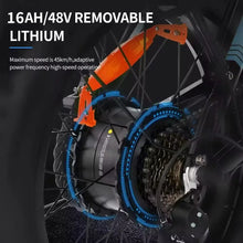 Load image into Gallery viewer, 2024 NEW Ridstar H20 Mountain Electric bicycle 1000W48V15Ah Ebike Adult Urban Commuter 45km/h Full Suspension Snow Electric bike