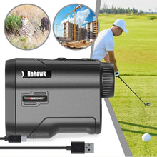 Load image into Gallery viewer, NOHAWK Golf Laser Rangefinder USB Rechargeable with Slope Compensation For Golfer Range Finder Hunting Monocular