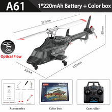 Load image into Gallery viewer, RC ERA Helicopter A61 2.4G 6-Aixs Gyroscope 4CH Altitude Hold Optical Flow Positioning Hovering Remote Control Helicopter Toy