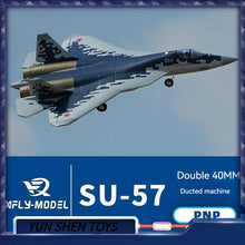 Load image into Gallery viewer, Xfly Dual 40mm Su-57 Twin Engine Ducted Fighter Electric Model Airplane Fixed Wing Adult Toy Gift Rc Plane