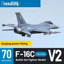 Load image into Gallery viewer, Freewing Rc 70mm Ducted Series F-16 "Warhawk" V2 Version Remote Control Space Model High Altitude Rapid Airplane Toy Gift