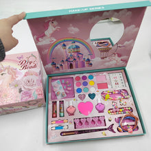 Load image into Gallery viewer, Kids Makeup Kit For Girl Real Makeup Toy Set